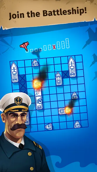 Sink the Fleet - Sea War МОД/Взлом [Все открыто, Дополнительные деньги и Меню MOD] Screenshot 1
