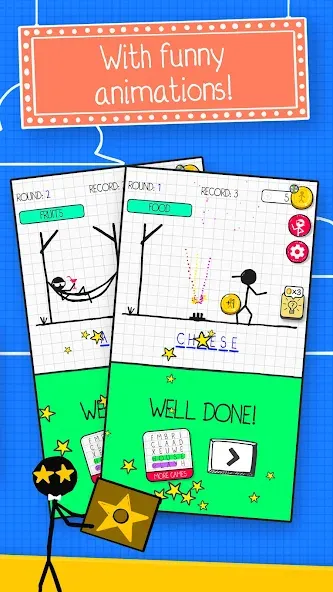 Hangman МОД/Взлом [Деньги, Монеты и Меню MOD] Screenshot 3