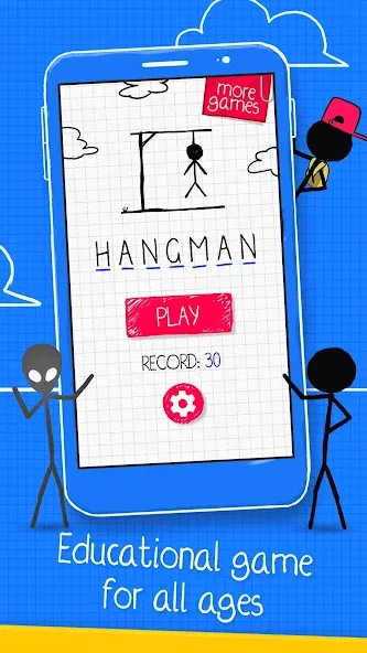 Hangman МОД/Взлом [Деньги, Монеты и Меню MOD] Screenshot 4