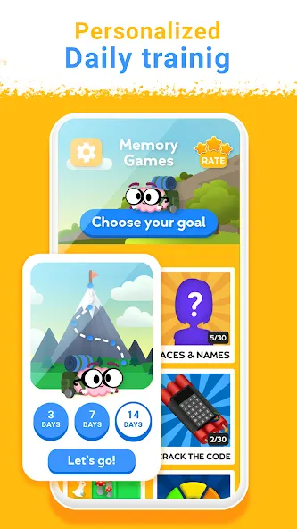 Train your Brain. Memory Games МОД/Взлом [Все открыто, Дополнительные деньги и Меню MOD] Screenshot 3