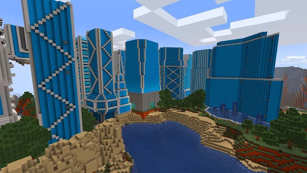 Mini Block Craft Realm Craft (РеалмКрафт) МОД/Взлом [Бесконечные деньги, Монеты и Мега MOD] Screenshot 3