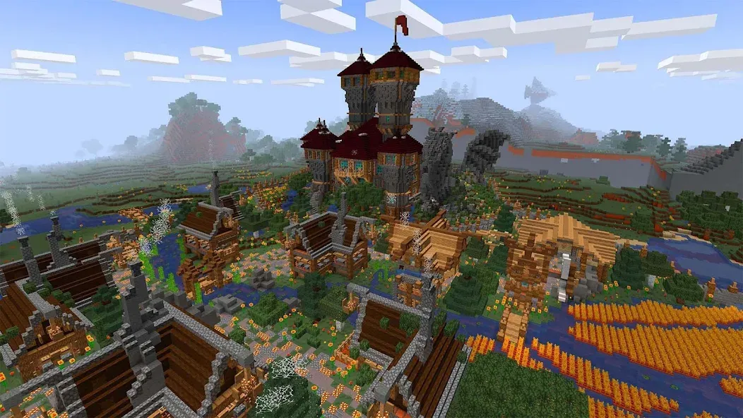 Mini Block Craft Realm Craft (РеалмКрафт) МОД/Взлом [Бесконечные деньги, Монеты и Мега MOD] Screenshot 5