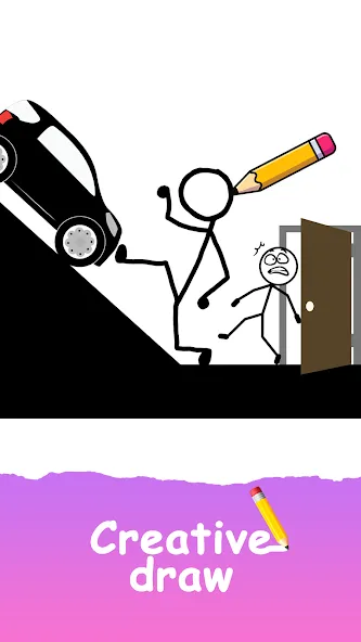 Save The Stick: Draw 2 Save (эйв Зе Стикман) МОД/Взлом [Бесконечные деньги, Монеты и Мега MOD] Screenshot 4