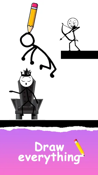 Save The Stick: Draw 2 Save (эйв Зе Стикман) МОД/Взлом [Бесконечные деньги, Монеты и Мега MOD] Screenshot 5