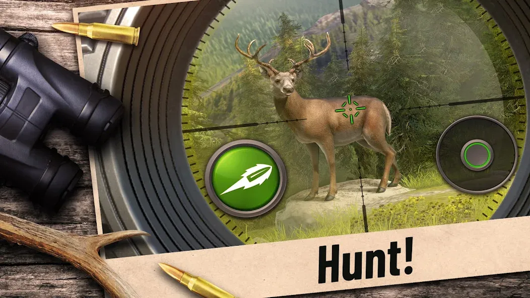 Hunting Clash: Shooting Games (Хантинг Клаш) МОД/Взлом [Деньги, Монеты и Меню MOD] Screenshot 1