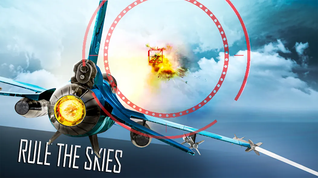 Jet Fighter: Sky Combat 3D (Джет Файтер) МОД/Взлом [Много монет, Открытые уровни и Мега MOD] Screenshot 2