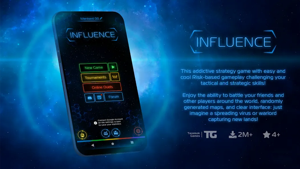 Influence (Инфлюэнс) МОД/Взлом [Меню, Бесконечные монеты и Открытые уровни] Screenshot 1