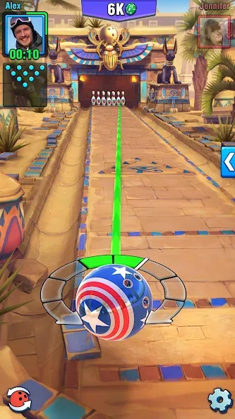 Bowling Crew — 3D bowling game МОД/Взлом [Деньги, Монеты и Меню MOD] Screenshot 3