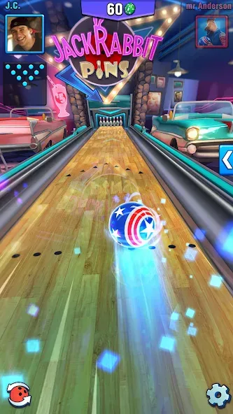 Bowling Crew — 3D bowling game МОД/Взлом [Деньги, Монеты и Меню MOD] Screenshot 4
