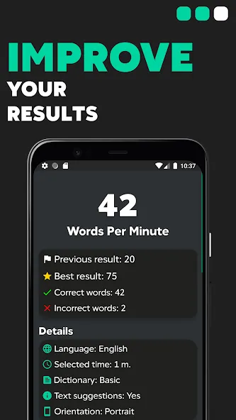 TypeGo – speed up your typing! (ТайпГо) МОД/Взлом [Много денег, Монет и Все открыто] Screenshot 2