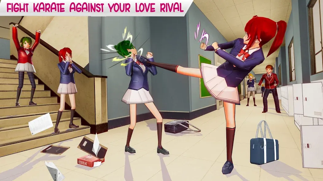 Anime High School Life МОД/Взлом [Много монет, Открытые уровни и Мега MOD] Screenshot 1