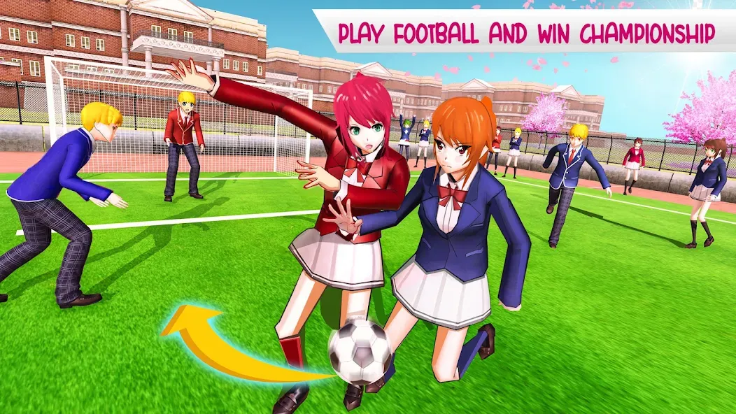 Anime High School Life МОД/Взлом [Много монет, Открытые уровни и Мега MOD] Screenshot 3