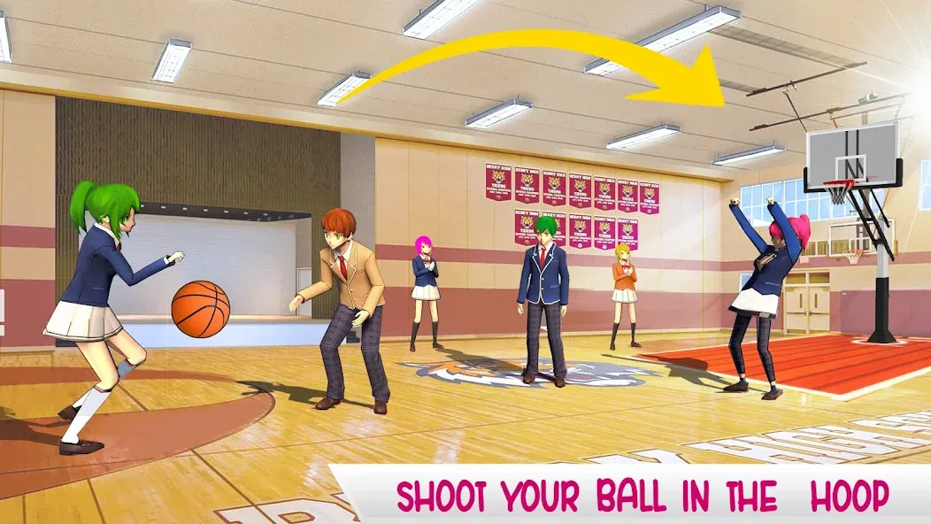 Anime High School Life МОД/Взлом [Много монет, Открытые уровни и Мега MOD] Screenshot 5