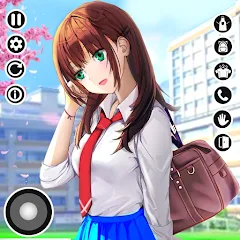 Скачать Anime High School Life Взлом (Много денег) на Андроид бесплатно