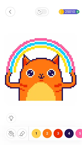 Color by Number：Coloring Games (Цвет по номерам) МОД/Взлом [Меню, Бесконечные монеты и Открытые уровни] Screenshot 5