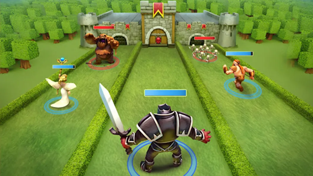 Castle Crush：Epic Battle МОД/Взлом [Деньги, Монеты и Меню MOD] Screenshot 1