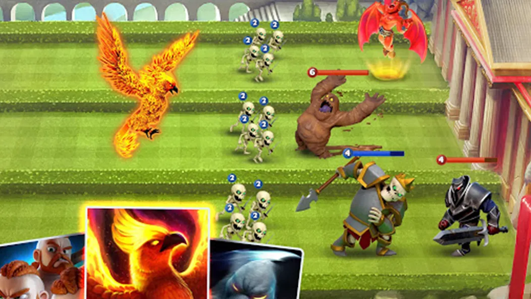 Castle Crush：Epic Battle МОД/Взлом [Деньги, Монеты и Меню MOD] Screenshot 3