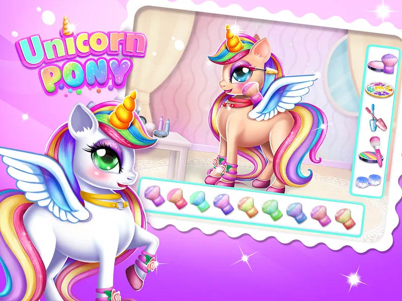 Unicorn Dress up Girls Game МОД/Взлом [Бесконечные деньги, Монеты и Мега MOD] Screenshot 1