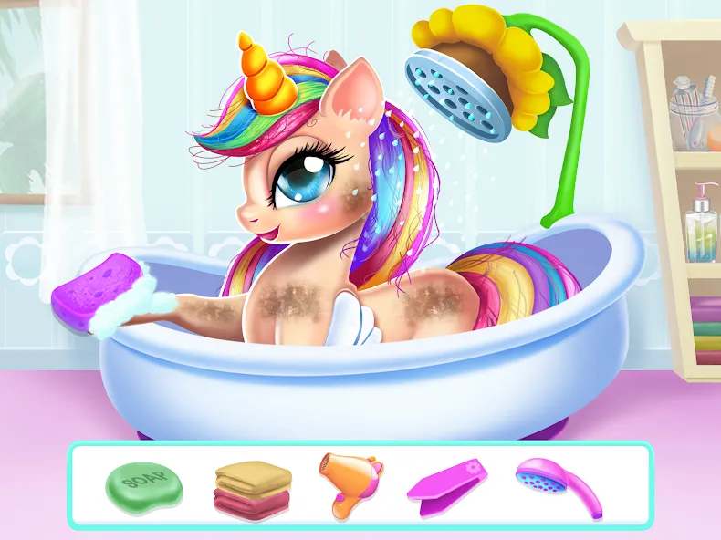 Unicorn Dress up Girls Game МОД/Взлом [Бесконечные деньги, Монеты и Мега MOD] Screenshot 2