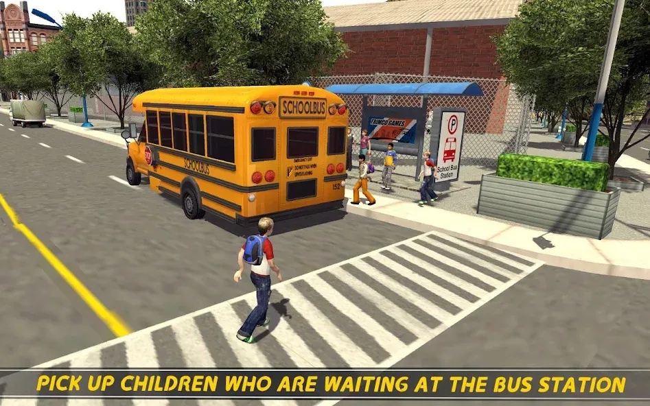 School Bus 16 МОД/Взлом [Деньги, Монеты и Меню MOD] Screenshot 1