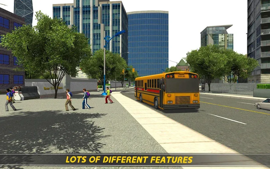 School Bus 16 МОД/Взлом [Деньги, Монеты и Меню MOD] Screenshot 2