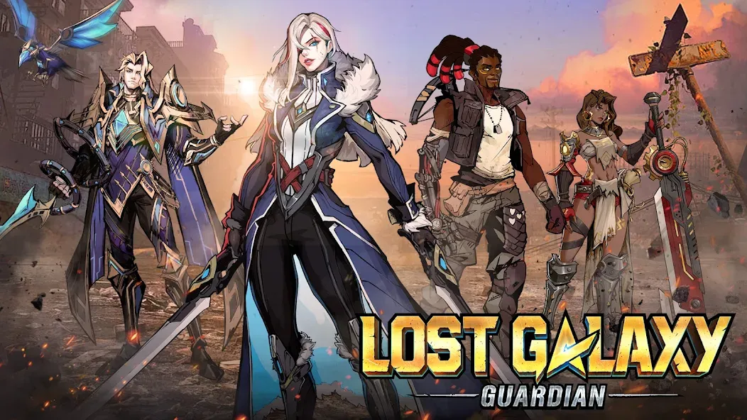 Lost Galaxy: Guardian (Лост Гэлакси) МОД/Взлом [Деньги, Монеты и Меню MOD] Screenshot 1