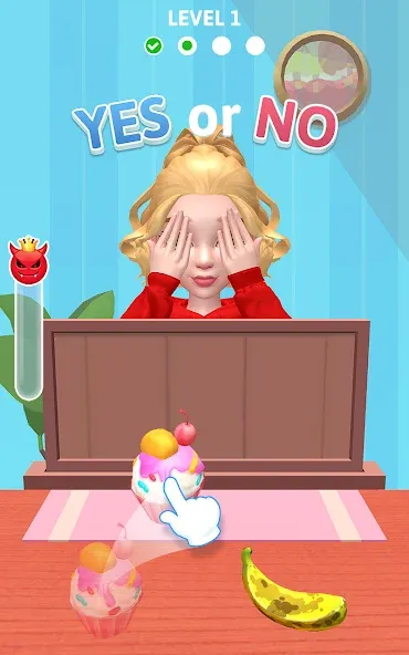 Yes or No?! - Food Pranks МОД/Взлом [Деньги, Монеты и Меню MOD] Screenshot 1