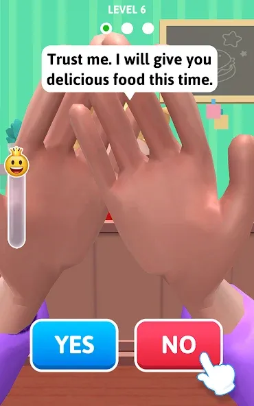 Yes or No?! - Food Pranks МОД/Взлом [Деньги, Монеты и Меню MOD] Screenshot 3