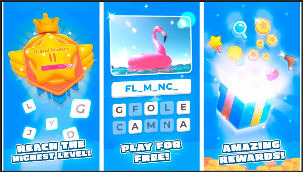 Guess the Word. Word Games МОД/Взлом [Бесконечные деньги, Монеты и Мега MOD] Screenshot 5