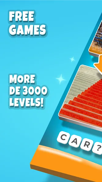 2 Pics 1Word. Offline Games МОД/Взлом [Меню, Бесконечные монеты и Открытые уровни] Screenshot 1