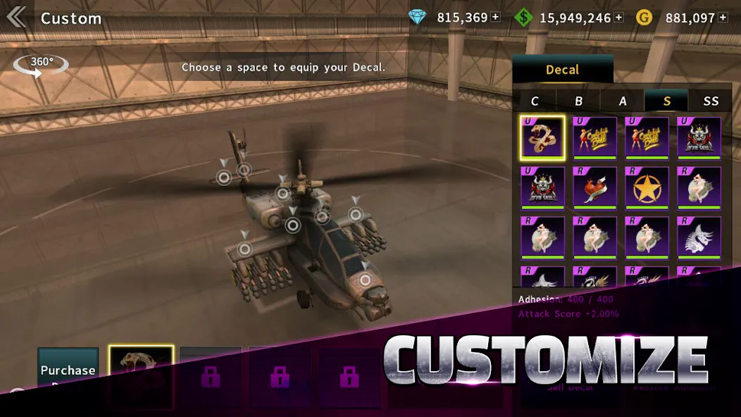 GUNSHIP BATTLE: Helicopter 3D МОД/Взлом [Много монет, Открытые уровни и Мега MOD] Screenshot 5