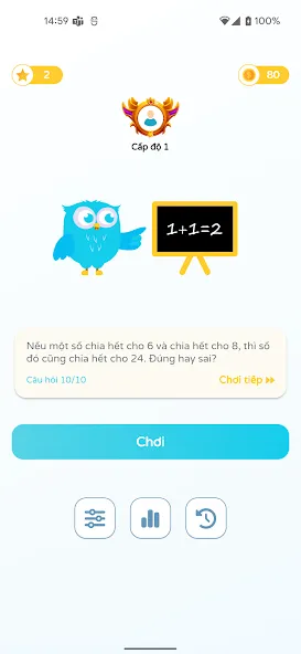 Chọn Đúng Sai — скриншот 1 Chọn Đúng Sai — скриншот 1