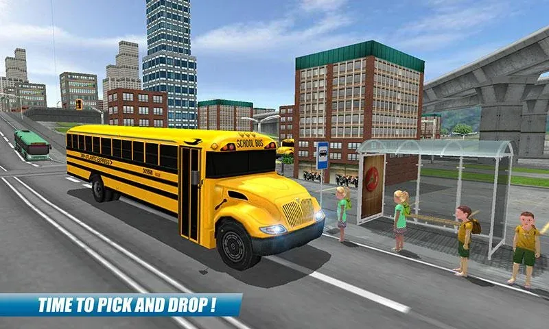 School Bus Driving Game МОД/Взлом [Меню, Бесконечные монеты и Открытые уровни] Screenshot 5