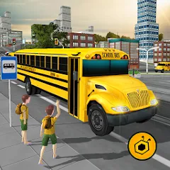 Скачать School Bus Driving Game Взлом (Много денег) на Андроид бесплатно