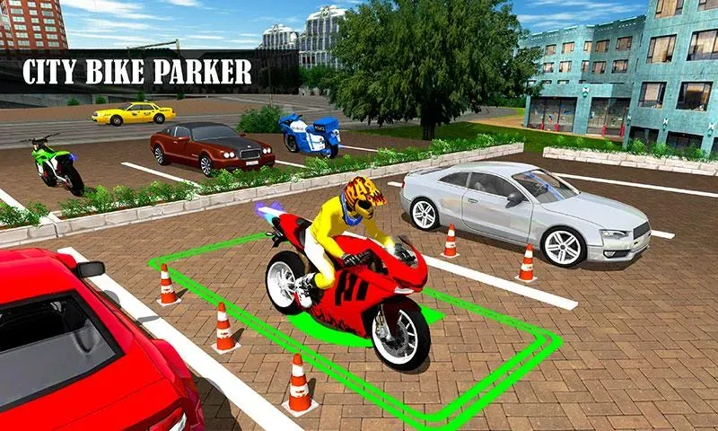 Bike Parking Moto Driving Game (Ларонг Парадахан нг Бисиклета) МОД/Взлом [Меню, Бесконечные монеты и Открытые уровни] Screenshot 1
