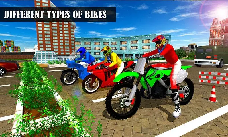Bike Parking Moto Driving Game (Ларонг Парадахан нг Бисиклета) МОД/Взлом [Меню, Бесконечные монеты и Открытые уровни] Screenshot 2