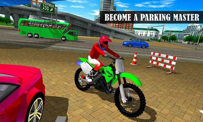 Bike Parking Moto Driving Game (Ларонг Парадахан нг Бисиклета) МОД/Взлом [Меню, Бесконечные монеты и Открытые уровни] Screenshot 4