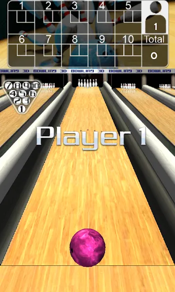 3D Bowling МОД/Взлом [Меню, Бесконечные монеты и Открытые уровни] Screenshot 2