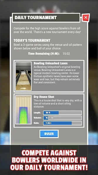 Bowling Unleashed (Боулинг Анлишд) МОД/Взлом [Меню, Бесконечные монеты и Открытые уровни] Screenshot 3