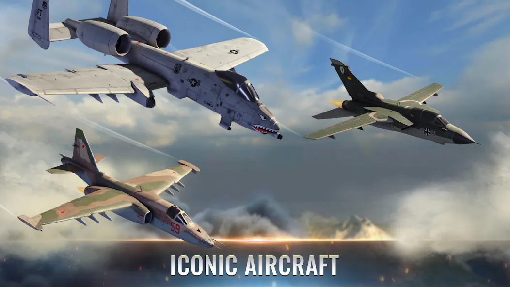Fighter Pilot: HeavyFire (Файтер Пилот) МОД/Взлом [Много монет, Открытые уровни и Мега MOD] Screenshot 1