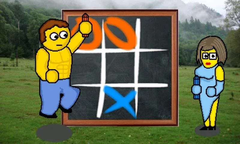 Tic Tac Toe Plus МОД/Взлом [Меню, Бесконечные монеты и Открытые уровни] Screenshot 1
