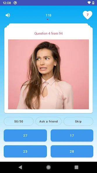 Quiz - Guess her age challenge МОД/Взлом [Меню, Бесконечные монеты и Открытые уровни] Screenshot 2