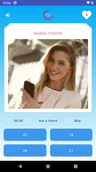 Quiz - Guess her age challenge МОД/Взлом [Меню, Бесконечные монеты и Открытые уровни] Screenshot 4