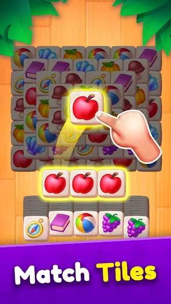 Tile Match МОД/Взлом [Деньги, Монеты и Меню MOD] Screenshot 1