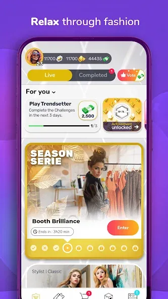 FashionVerse: Fashion Makeover (ФэшнВерс) МОД/Взлом [Меню, Бесконечные монеты и Открытые уровни] Screenshot 1