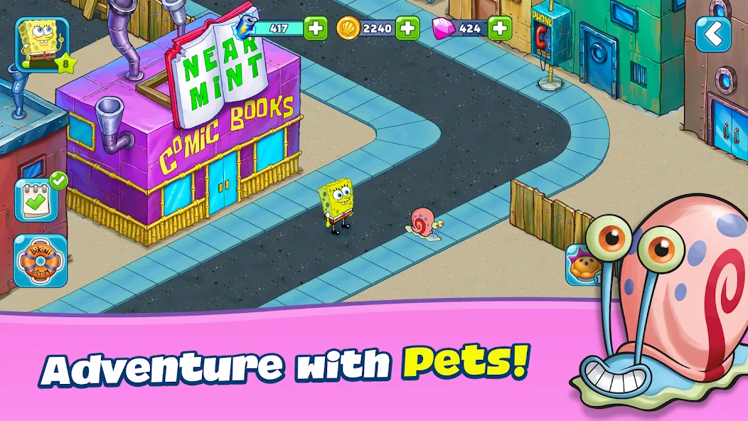 SpongeBob Adventures: In A Jam (Спанч Боб приключения) МОД/Взлом [Много денег, Монет и Все открыто] Screenshot 5