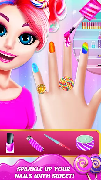 DIY Candy Makeup-Beauty Salon (ДИУАИ Мейкап) МОД/Взлом [Бесконечные деньги, Монеты и Мега MOD] Screenshot 3