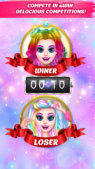 DIY Candy Makeup-Beauty Salon (ДИУАИ Мейкап) МОД/Взлом [Бесконечные деньги, Монеты и Мега MOD] Screenshot 5