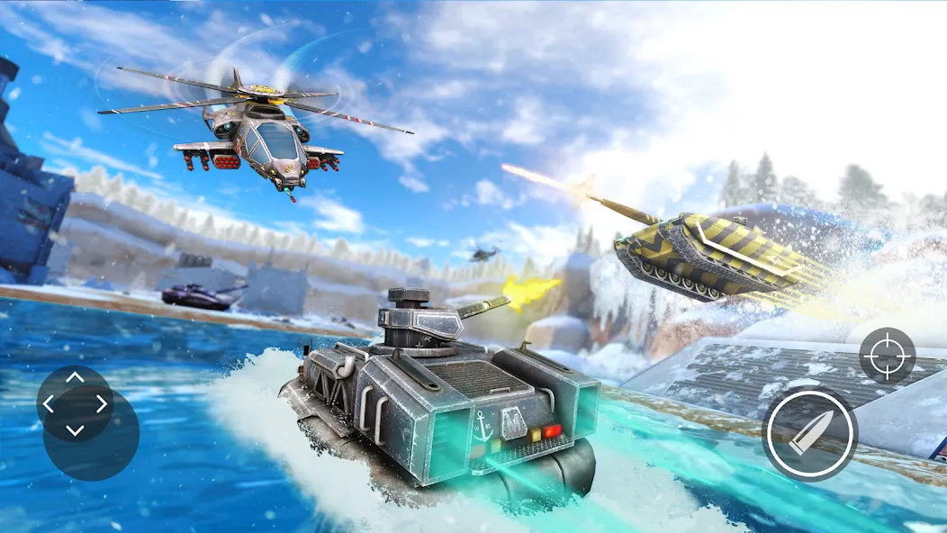 Massive Warfare: Tanks PvP War (Массовая война) МОД/Взлом [Деньги, Монеты и Меню MOD] Screenshot 4