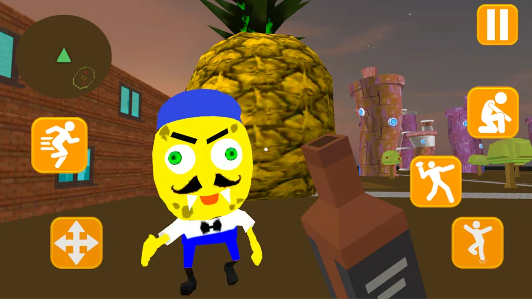 Neighbor Sponge. Scary Secret МОД/Взлом [Много денег, Монет и Все открыто] Screenshot 1